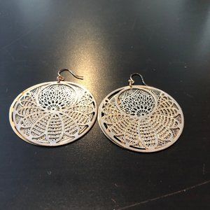 Triple Layer Gold/Silver Hoop Earrings